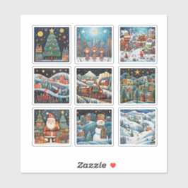 Vinyldekal för julvinter klistermärken