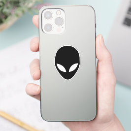 Vinyldekaler i Alien silhouette Klistermärken