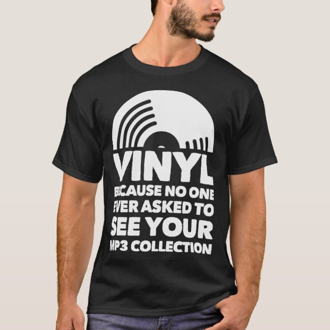 Vinyldisk för vinylvinyl-LP-post T Shirt (Framsida)