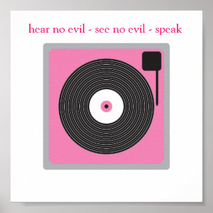 Vinyle-öga poster