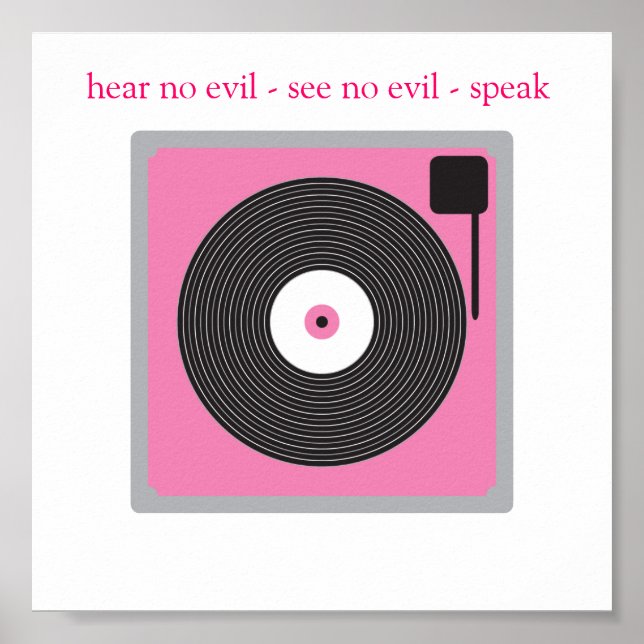 Vinyle-öga poster (Framsidan)