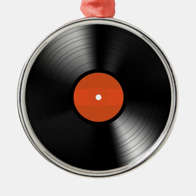 Vinyle Record Julgransprydnad Metall (Framsidan)