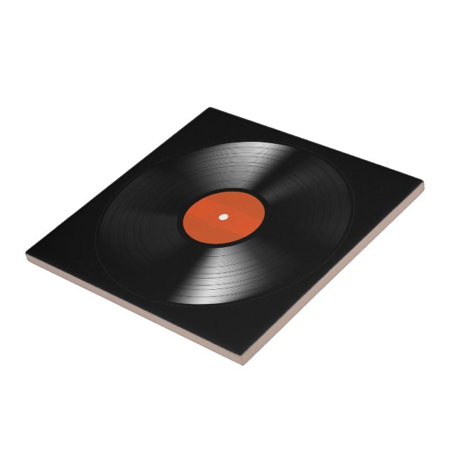 Vinyle Record Kakelplatta (Sidan)