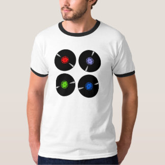 Vinylen antecknar t-skjortan tee