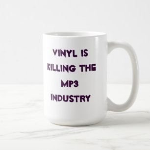 Vinylen dödar branschen MP3 Kaffemugg