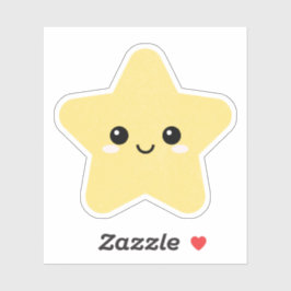 Vinyletikett med stjärntecken för Vattenflaska osv Klistermärken