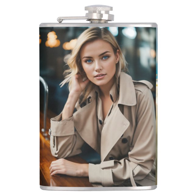 Vinylförpackad kolv fickplunta (Framsidan)