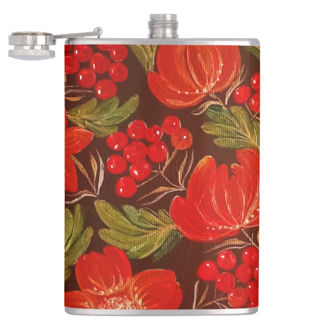 Vinylförpackad kolv fickplunta (Öppnad)