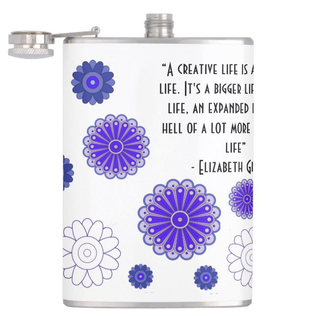 Vinylförpackad kolv fickplunta (Öppnad)