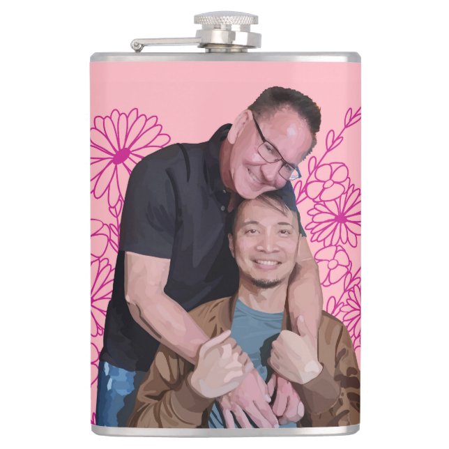 Vinylförpackad kolv fickplunta (Framsidan)