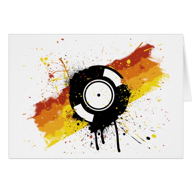 Vinylgrafitti Hälsningskort (Framsidan Horizontal)