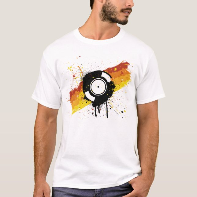 Vinylgrafitti T-shirt (Framsida)