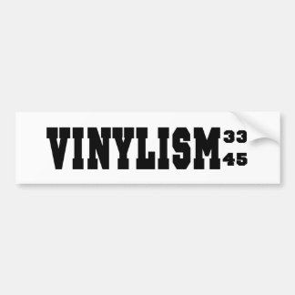 Vinylism 33 45 varv/min bildekal