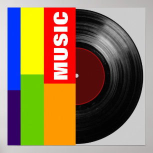 vinyljournal färg pub poster