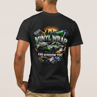 Vinylklädsel och fönsterfärgning Anpassad grafik T Shirt