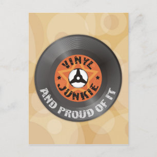 Vinylknarkare - och stolt av det vykort