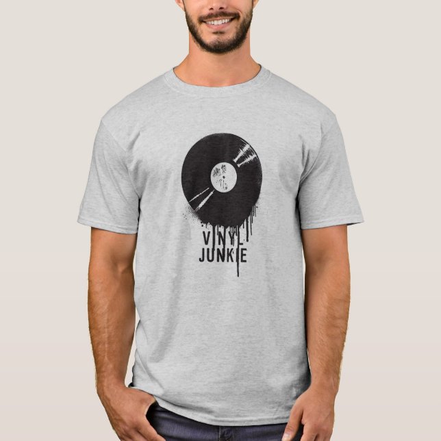 Vinylknarkare T Shirt (Framsida)