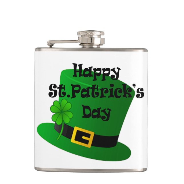 Vinylkolv för S:t Patricks Day Fickplunta (Framsidan)