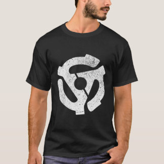 Vinylpost 45 varv/min-diskadapter t shirt