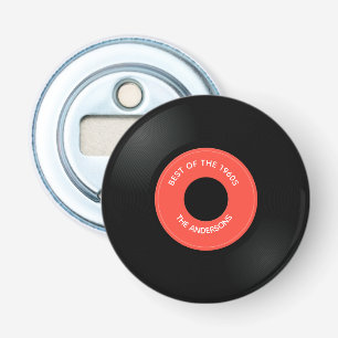 Vinylpost - en "45" Flaska-öppnare Flasköppnare