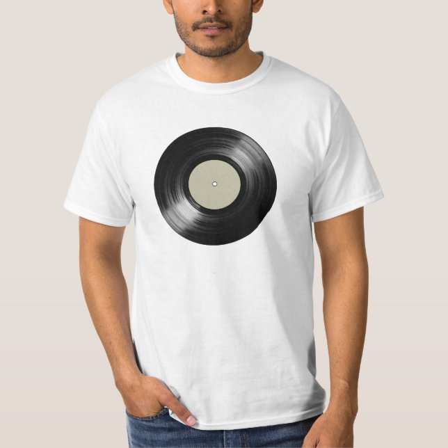 vinylpost för musik-älskare tee (Framsida)