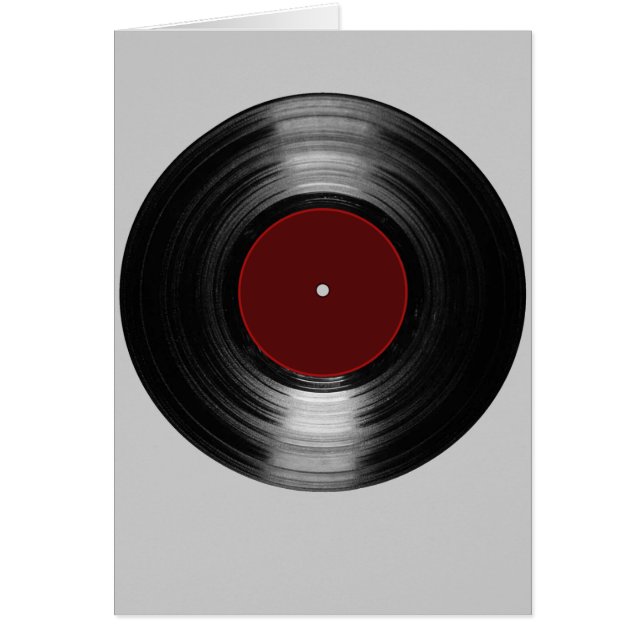 vinylpost hälsningskort (Framsidan)