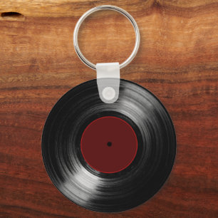vinylpost nyckelring