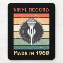 Vinylpost Retro stil Mouse Pad