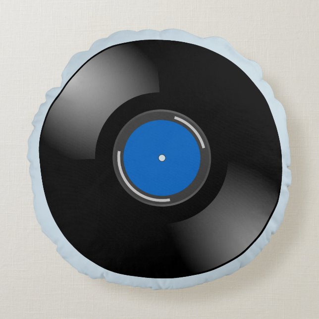 Vinylpost Rund Kudde (Framsidan)