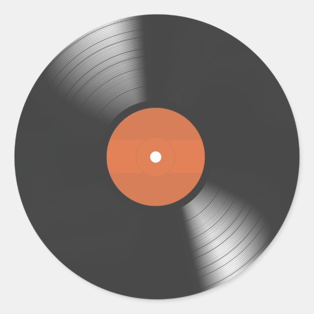 Vinylpost Runt Klistermärke (Framsida)