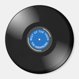 Vinylpostalbumets designmagnet magnet