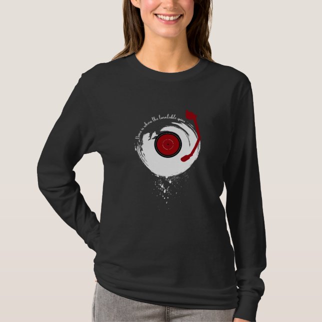 Vinylposter är hemmet där de rörliga ryggstöden fi t shirt (Framsida)