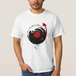 Vinylposter är hemmet där de rörliga ryggstöden fi t shirt
