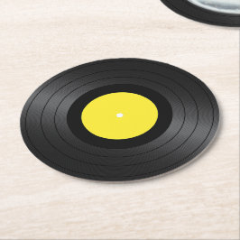 Vinylposter Bilder Rund Papper Underlägg