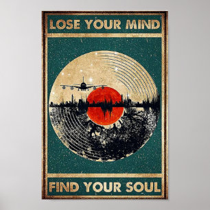 Vinylposter tappar sinnet och hittar din sjörädd poster