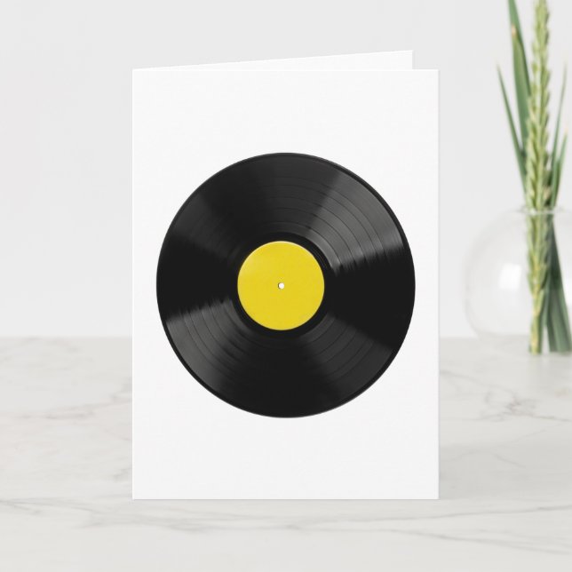 Vinylposthälsningskort Kort (Framsida)