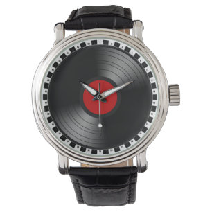 Vinylrekord Armbandsur