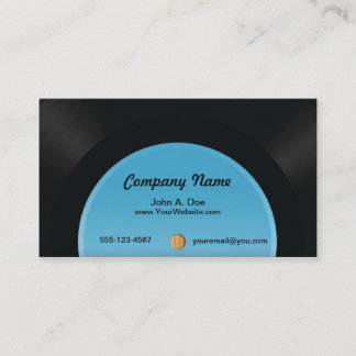 Vinylrekord Visitkort