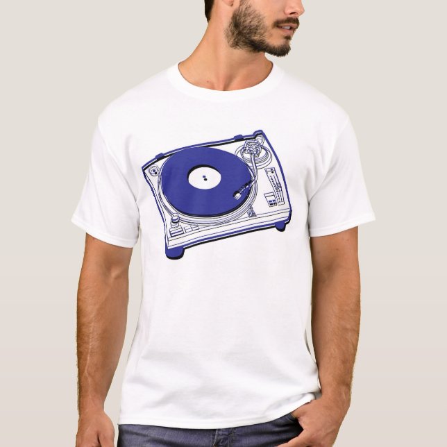 Vinylrekorddäck Tee Shirt (Framsida)
