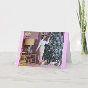 Vinylrekordet täcker julkortet helgkort