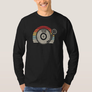 Vinyls LP Record Vintage Retro Vinyl Record Premiu T Shirt