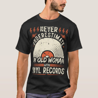 Vinylskiva Kvinnor Vinyl T Shirt