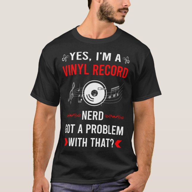 Vinylskiva Problem Vinylskivor T Shirt (Framsida)