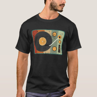 Vinylskivinspelare Retro Musik Skivsamlare T Shirt