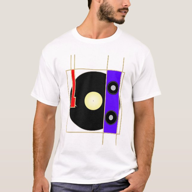 Vinylspelaer T Shirt (Framsida)