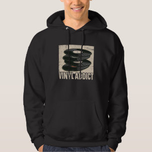 Vinylspelare Vinylskivinspelare Musik 1 Hoodie