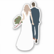 Vinylstickers i Anpassningsbar, utskuren i Bröllop