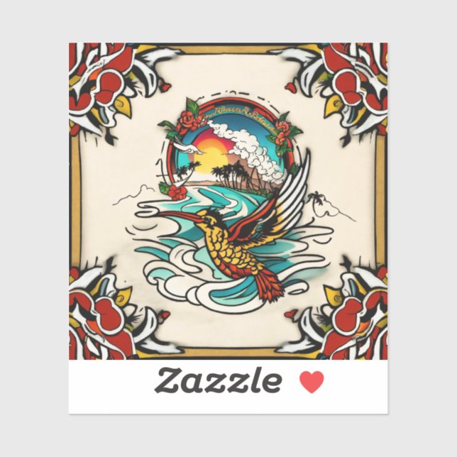 Vinylstickers med anpassningsbar klistermärken (Ark)