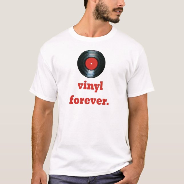 VinylT-tröja T-shirt (Framsida)