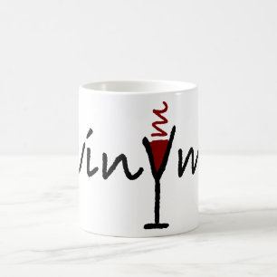 Vinym Text Mugg